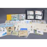 A large collection of stamps, some first day covers, etc (a lot)