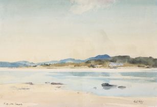 PETER FOSTER (BRITISH b. 1919) NIEGG FROM CROMARTY, watercolour, signed, titled and dated by the