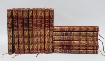 Collection of R. L Stevenson books, fine-paper edition Chatto & Windus 1904, 16 x 11cm (16)