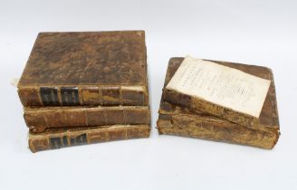 Collection of hardback books, including 'Barclay's Dictionary', 'A Compendious System of Astronomy',