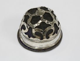 George V silver pin cushion, Birmingham 1912