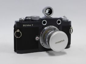 A Voigtlander Bessa-T Heliar '101 Years' Rangefinder Camera, grey case, serial No.1014449, with