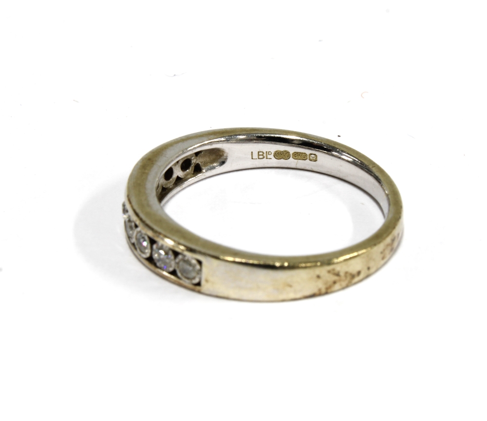 9ct white gold & diamond eternity ring - Image 4 of 5