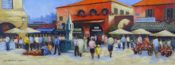 E. ANTHONY ORME (British, b. 1945) CASA FAVRETTO, pastel, signed and framed under glass, 79 X 29cm