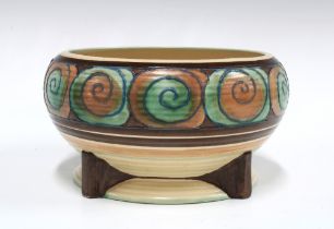 Royal Cauldon Art Deco bowl, 20cm.