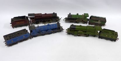 Vintage Hornby Locos to include Flying Scotsman, GNR 1373, CR 50 & 13000 (4)