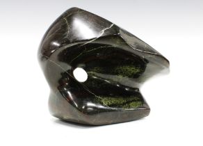 MICHAEL CAIRNCROSS (SCOTTISH CONTEMPORARY) 'SCARAB' hand carved polished Portsoy marble