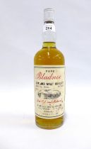 BLADNOCH Lowland Malt Whisky. Circa 1970's. Distilled and matured by Bladnoch Distillery Ltd.,