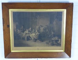 After David Wilkie, RA (1785-1841 - The Earl of Mansfield and Blind Fiddler, two prints, framed