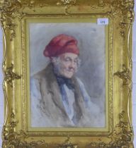 HENRY WRIGHT KERR RSA, RSW (SCOTTISH 1857-1936) watercolour, signed and dated 1902, framed under