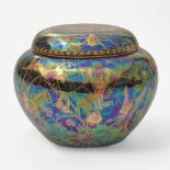 A Wedgwood Black Fairyland Lustre Malfrey Pot UK, 1920s