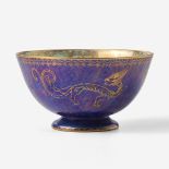 A Small Wedgwood Celestial Dragon Lustre Footed Bowl UK, 1920s