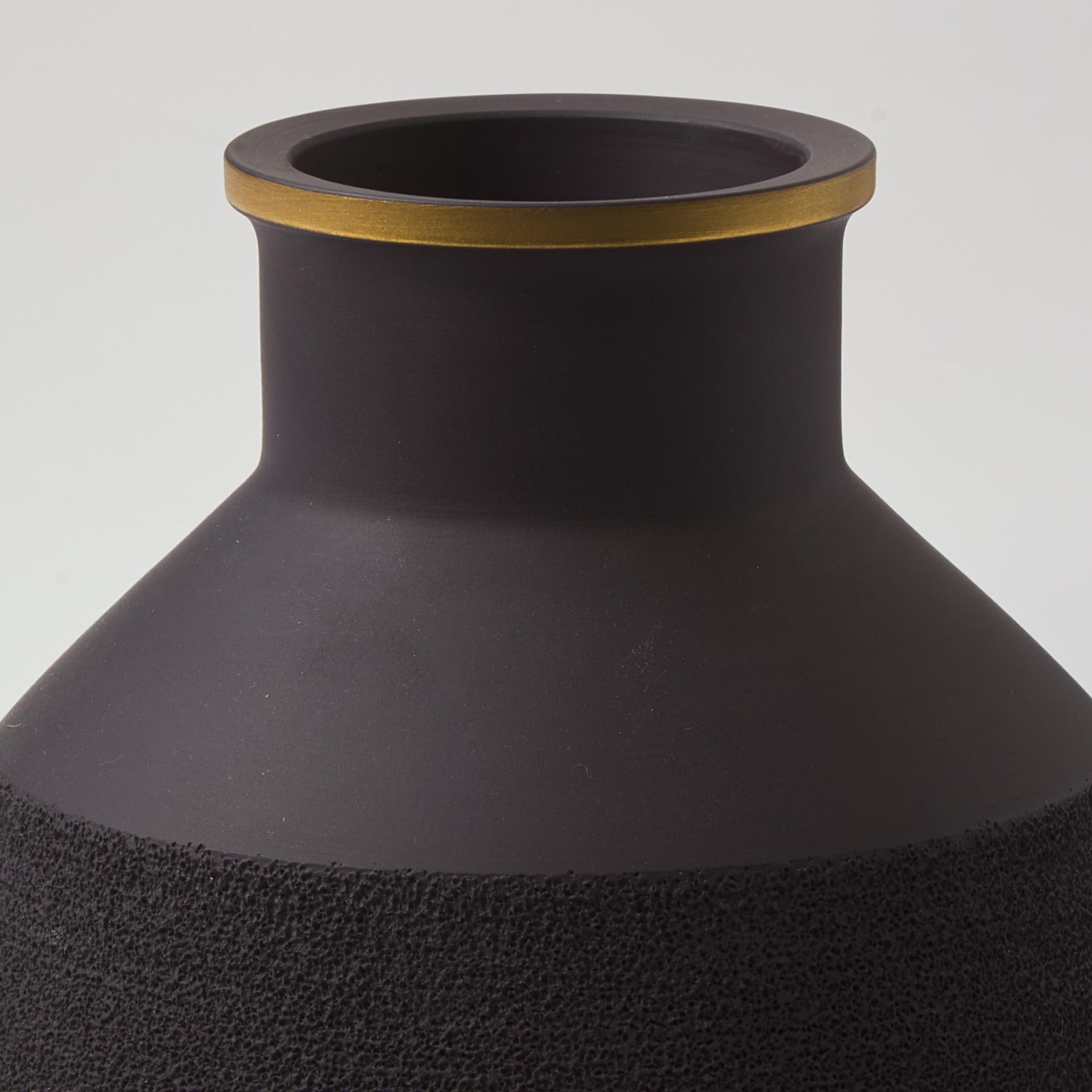 Three Wedgwood Black Basalt Design 63 Vases UK, 1960 - Image 2 of 3