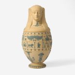 A Wedgwood Caneware Canopic Jar UK, 1860s