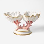 A Wedgwood Bone China Shell-Form Table Ornament UK, circa 1895