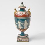 A Wedgwood Victoria Ware Covered Vase UK, 1880s