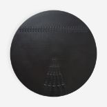 A Wedgwood Glenys Barton (b. 1944) Designed Black Basalt Plaque UK, circa 1975