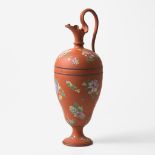A Wedgwood Rosso Antico Capriware Ewer UK, 1880s