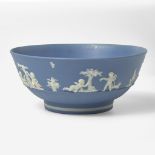 A Wedgwood Solid Blue Jasperware Bowl UK, 1780s