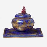 A Wedgwood Dragon Lustre Inkstand UK, circa 1915