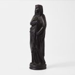 A Wedgwood Black Basalt Figure of Faith UK, mid-19th century