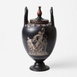 A Wedgwood Black Basaltes Covered Vase UK, circa 1790