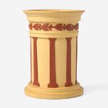 A Wedgwood Rosso Antico-Decorated Caneware Column-Form Base UK, circa 1790