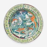 A Wedgwood St. George and the Dragon Charger UK, circa 1910