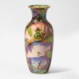 A Wedgwood Fairyland Lustre Baluster-Form Vase UK, 1920s