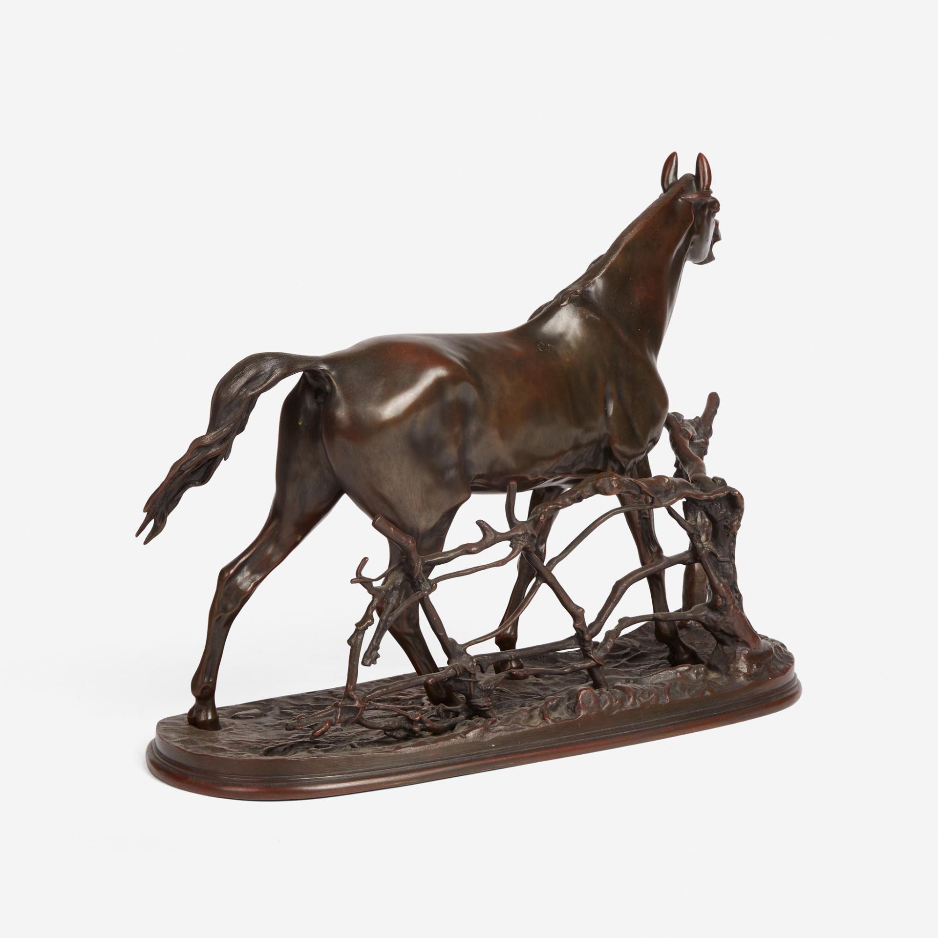 After Pierre-Jules Mêne (French, 1810–1879) Cheval à la Barrière N°1 (Djinn) - Bild 4 aus 6