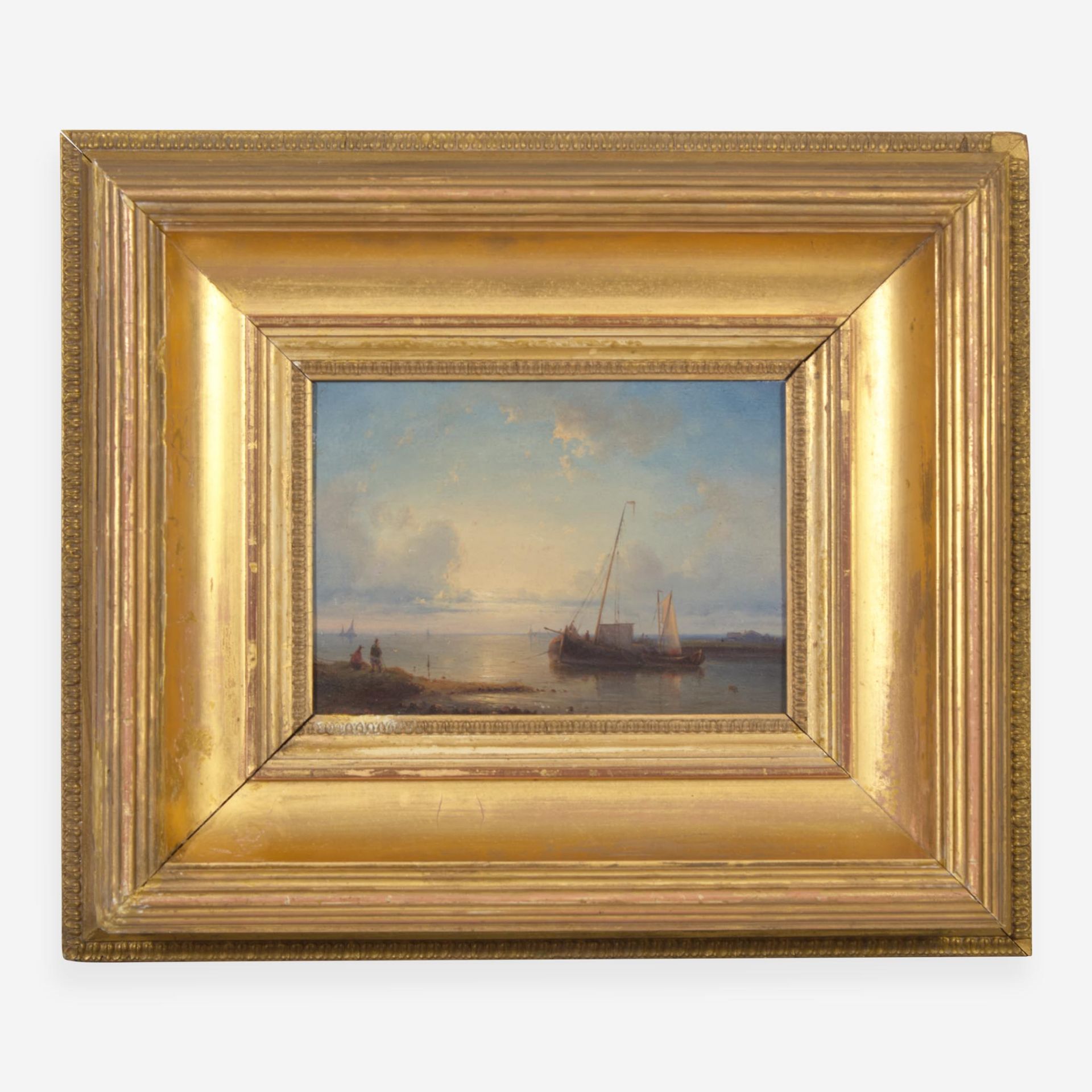 Barend Cornelis Koekkoek (Dutch, 1803–1862) At the Mouth of the River - Bild 2 aus 2