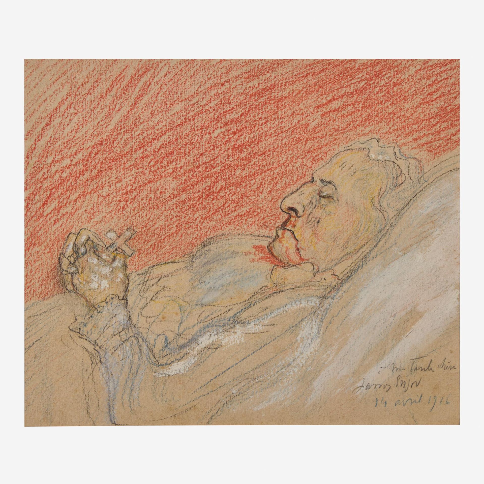 James Ensor (Belgian, 1860–1949) Ma Chère Morte