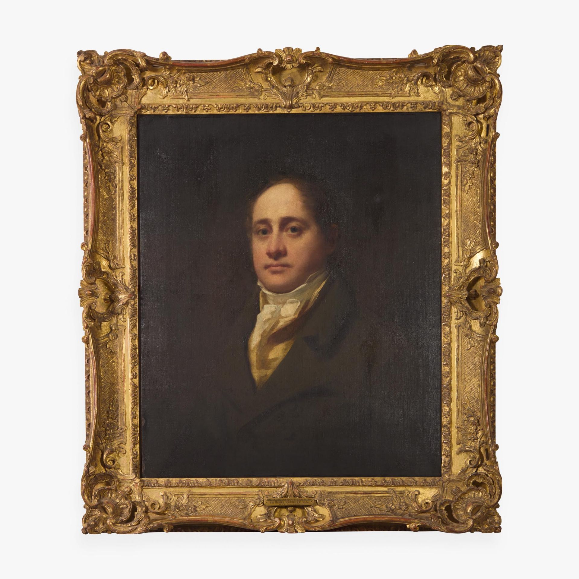 Attributed to Sir Henry Raeburn (British, 1756–1823) Portrait of William Egerton of Grisford Lodge, - Bild 2 aus 2