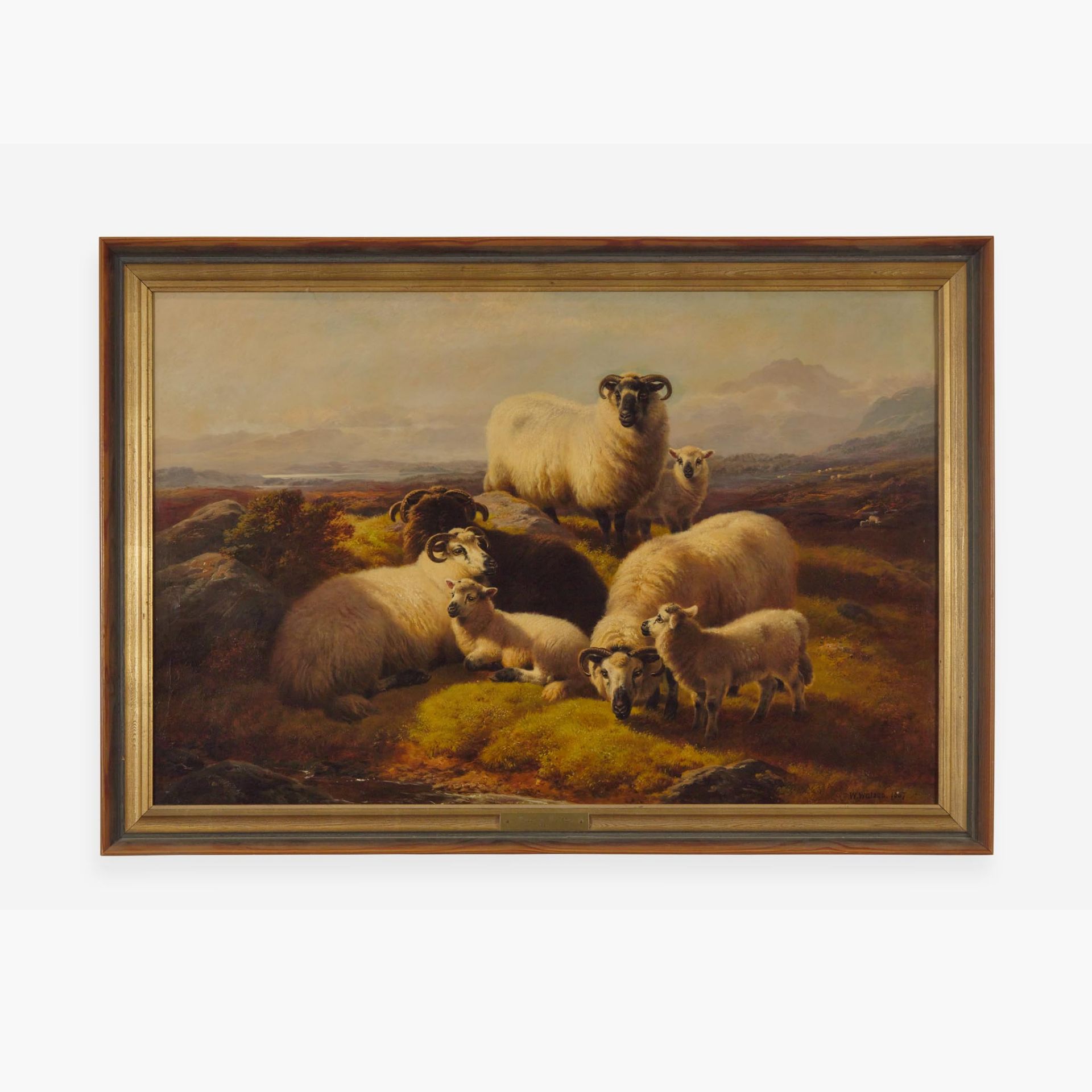 William Watson (British, 1831–1921) Mountain Sheep - Bild 2 aus 2