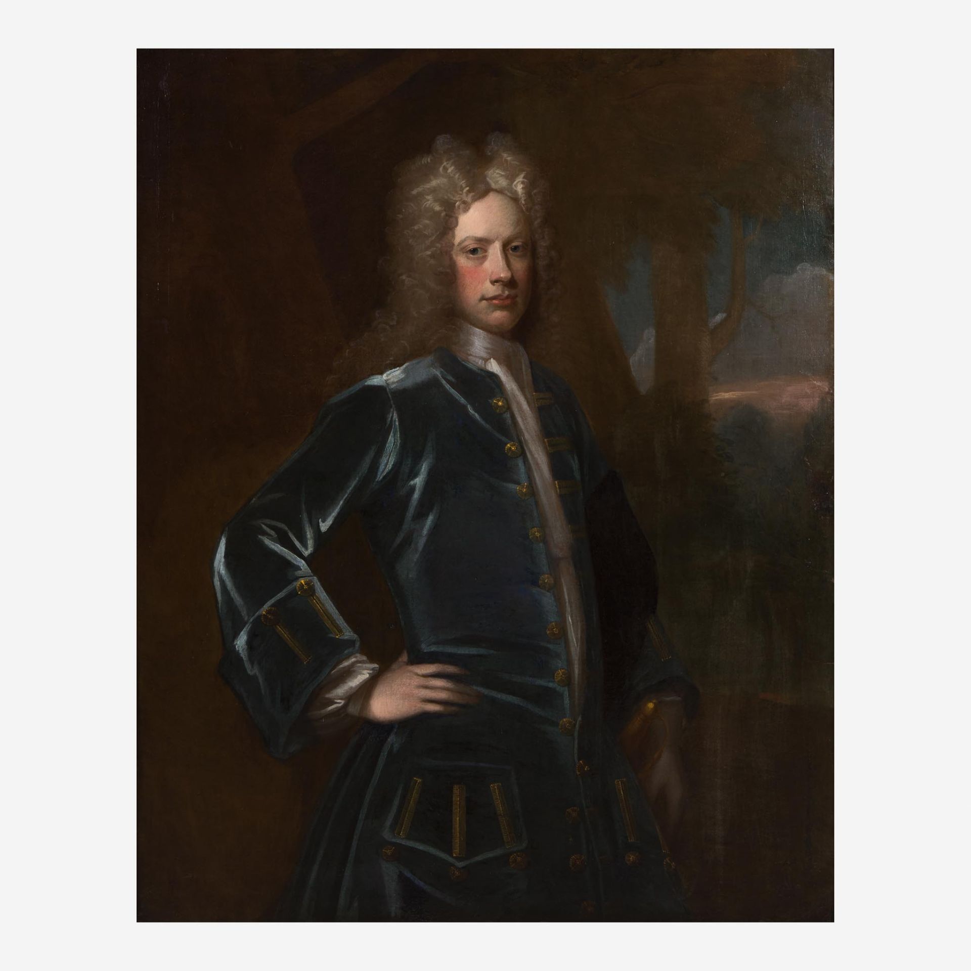 William Aikman (Scottish, 1682–1731) Portrait of Archibald Campbell, 3rd Duke of Argyll (1682-1761) - Image 2 of 2
