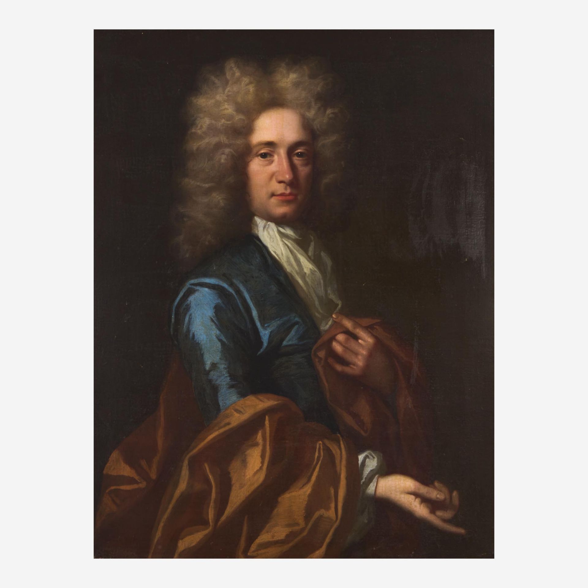 Circle of Hyacinthe Rigaud (French, 1659–1743) Portrait of Gentleman, Bust-Length