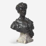Paul Paulin (French, 1852-1937) Portrait Bust of Madame Gaillard