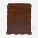 A George II carved mahogany apothecary cabinet circa 1740