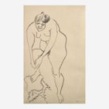 Henri Matisse (French, 1869-1954) Nu au Pied Droit sur un Tabouret