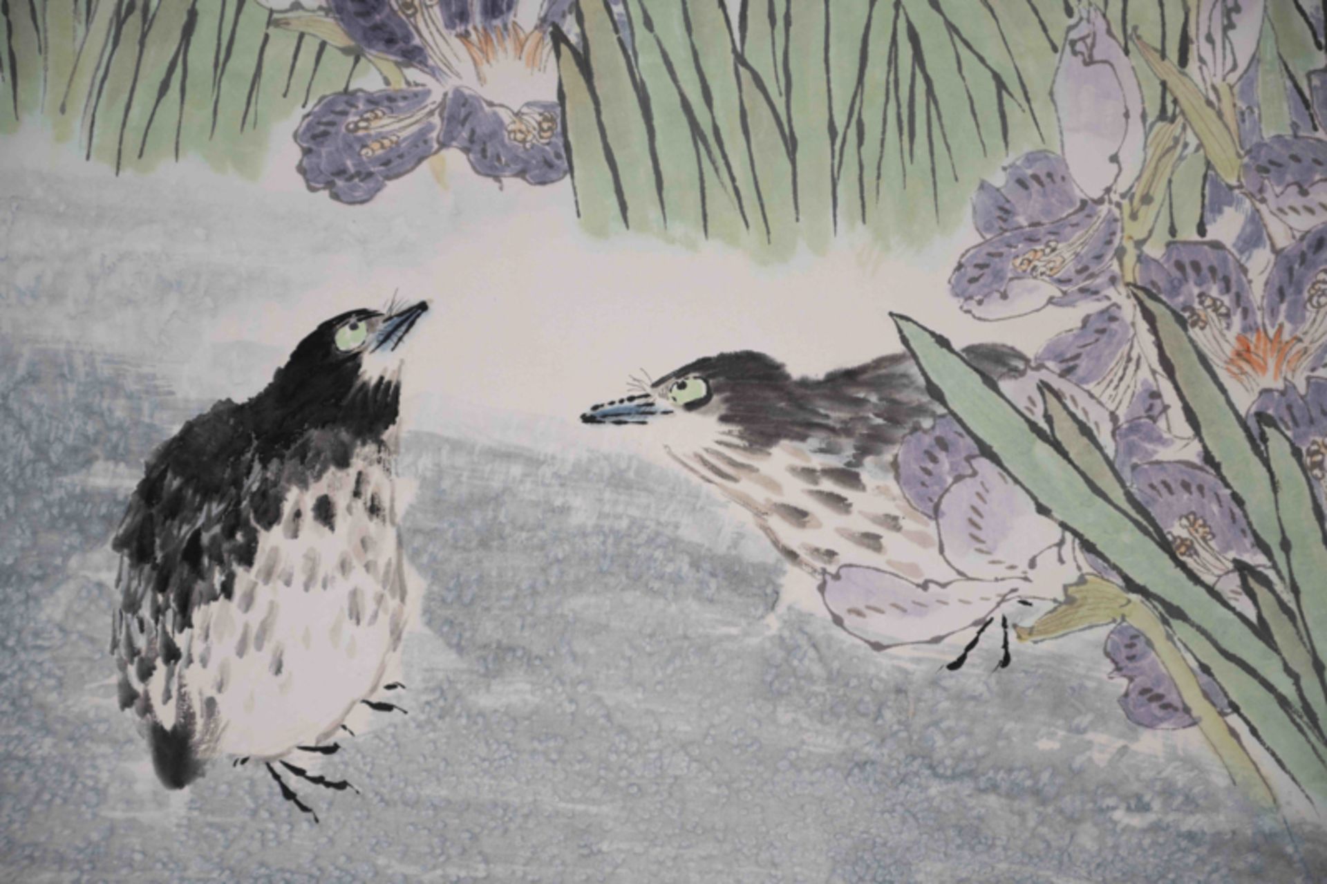 ZHAO KUN, DAFFODIL AND QUAIL 趙坤 鵪鶉水仙圖 - Image 5 of 6