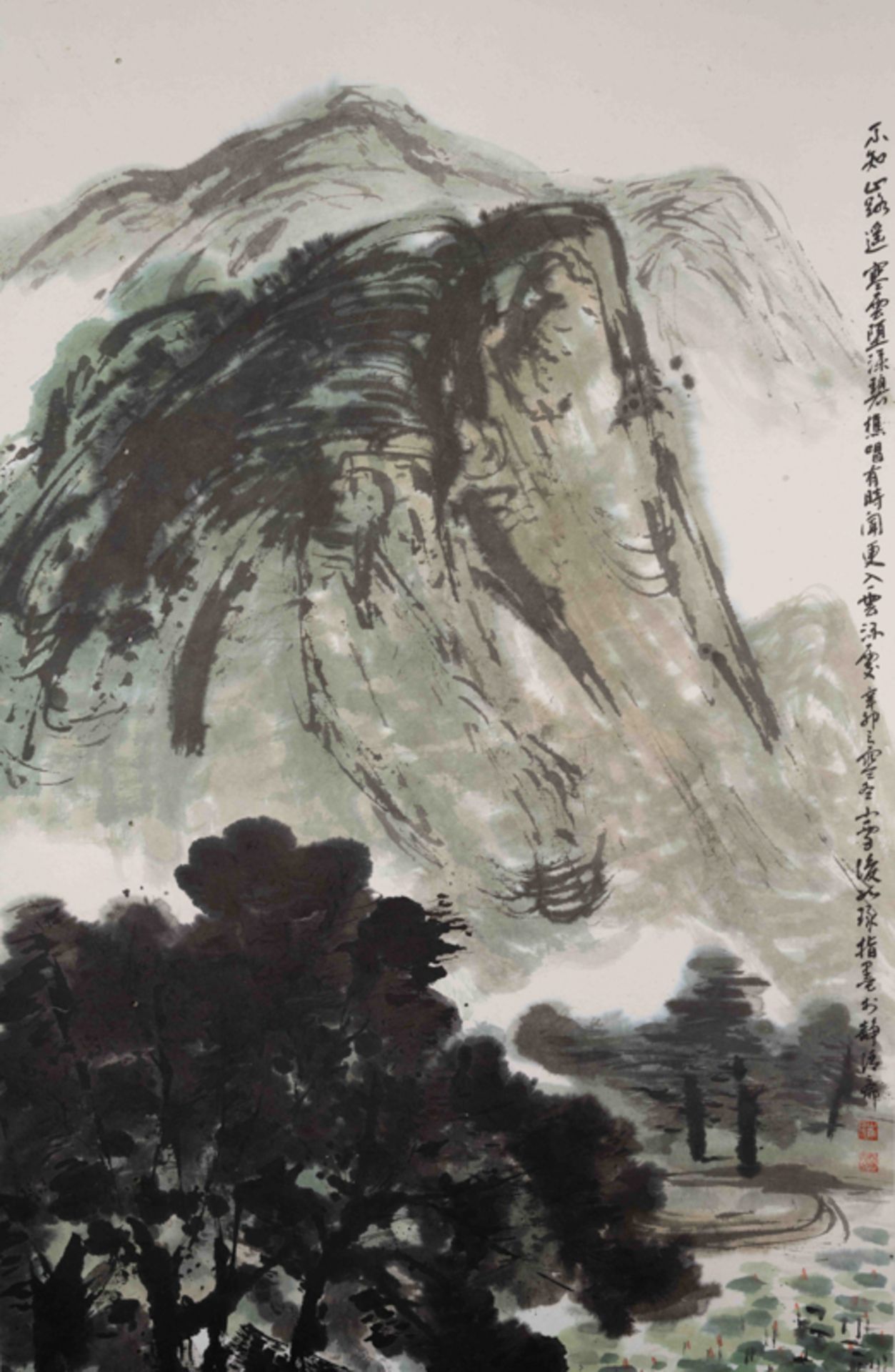 CUI RUZHUO (1944-), LANDSCAPE 崔如琢 不知山路遙 - Image 3 of 10