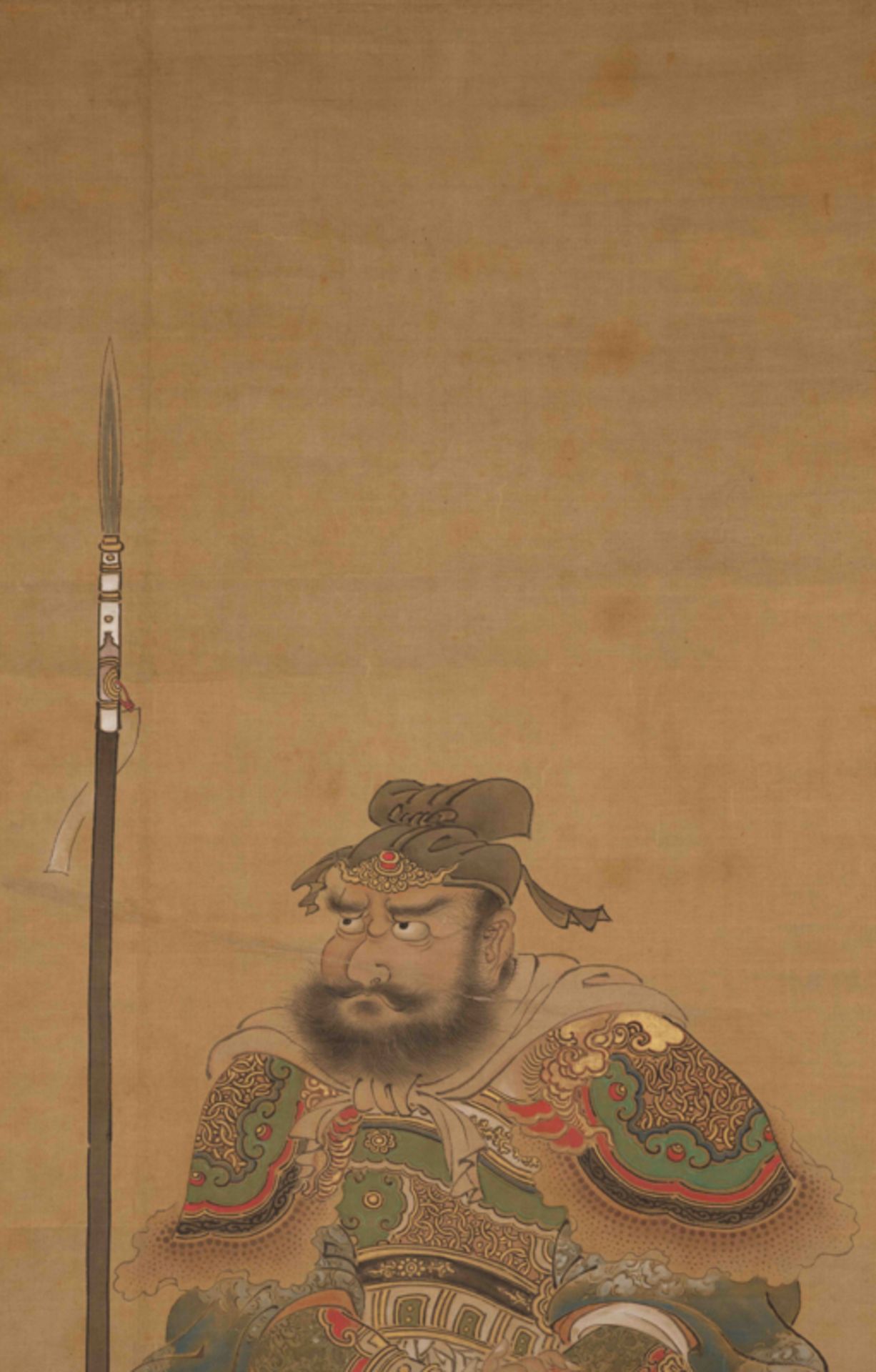 A SET OF TWO HANGING SCROLLS, GUAN YU AND ZHANG FEI 關羽、張飛像2點 - Image 4 of 17