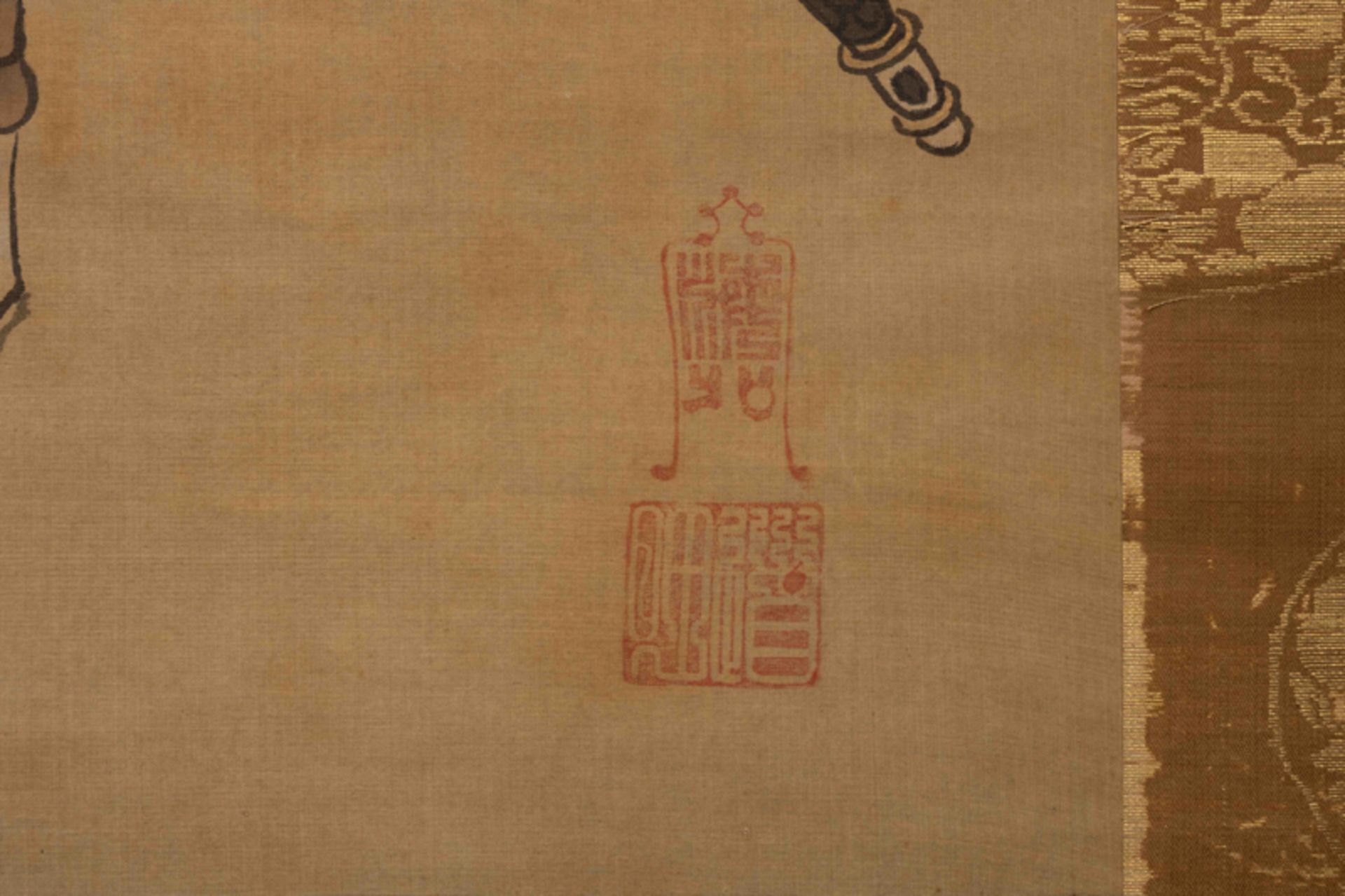 A SET OF TWO HANGING SCROLLS, GUAN YU AND ZHANG FEI 關羽、張飛像2點 - Image 6 of 17