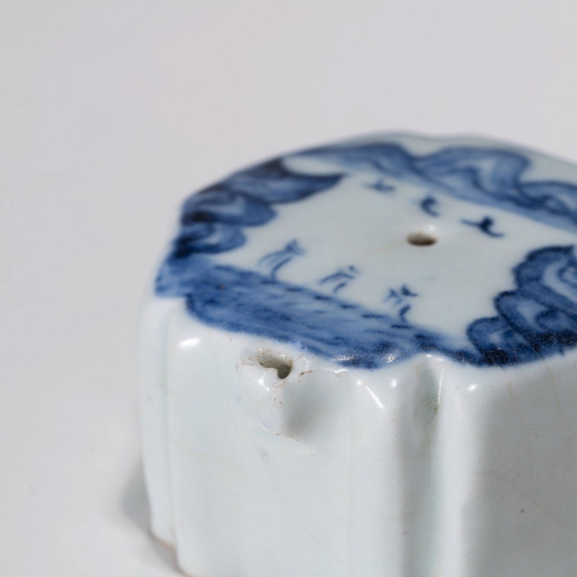 TWO KOREAN BLUE AND WHITE WATER DROPPER, JOSEON DYNASTY - Image 10 of 13