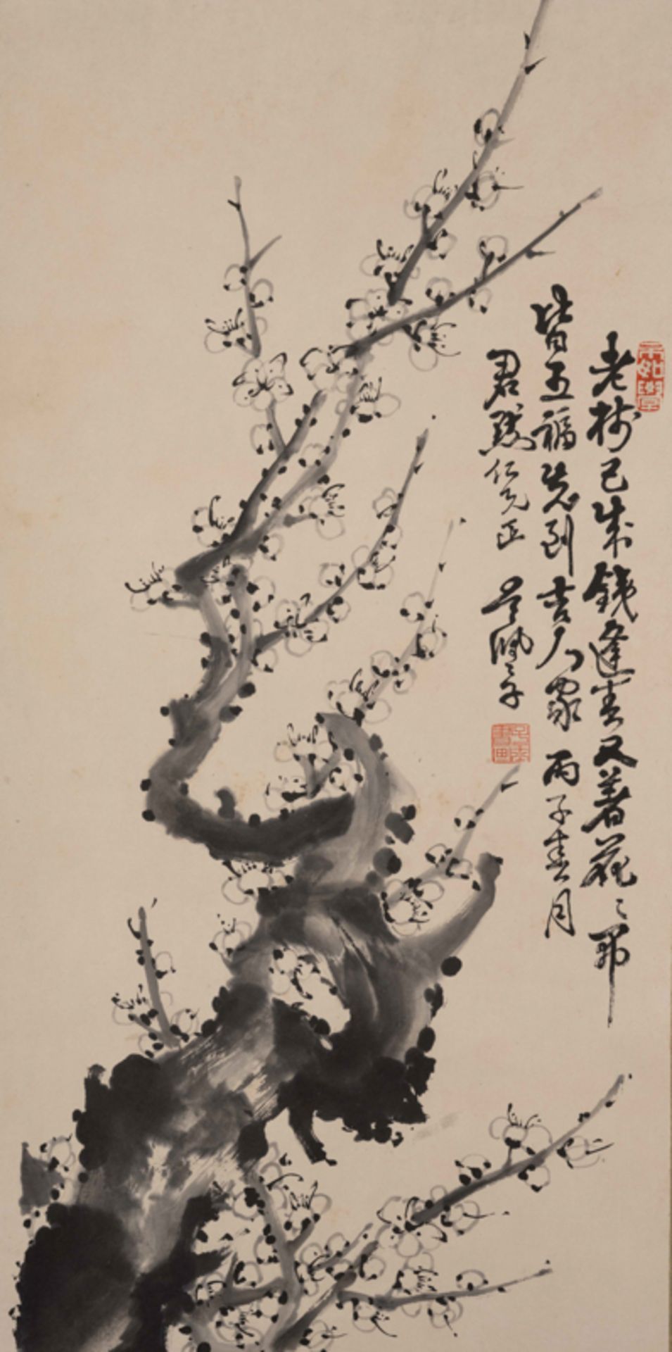 WU PEIFU (1874-1939), PLUM BLOSSOM 吳佩孚 墨梅圖