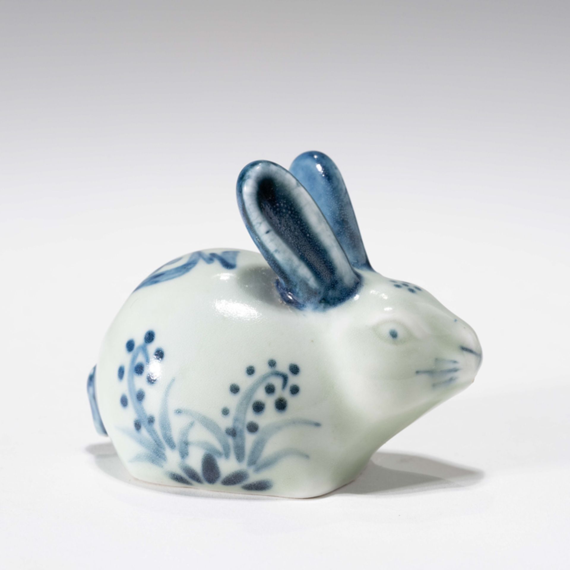 TWO KOREAN BLUE AND WHITE WATER DROPPER, JOSEON DYNASTY - Image 4 of 13