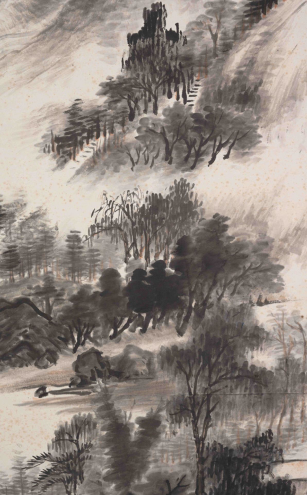 LU TIEFU, LANDSCAPE WITH FIGURE 陸鐵夫 東坡笠展圖 - Image 4 of 9