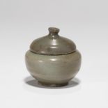 A SMALL KOREAN CELADON POT AND COVER, GORYEO DYNASTY