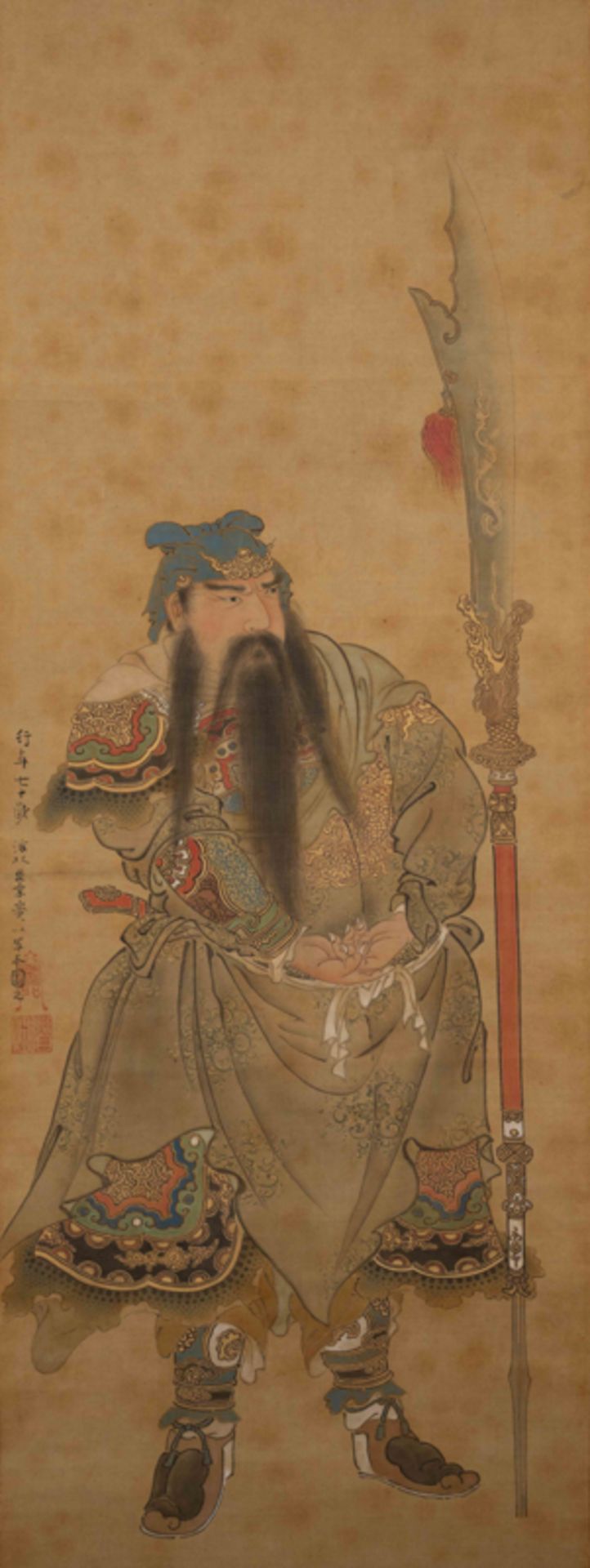 A SET OF TWO HANGING SCROLLS, GUAN YU AND ZHANG FEI 關羽、張飛像2點 - Image 11 of 17