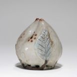 A LARGE KOREAN PEACH-FORM PORCELAIN WATER DROPPER, , JOSEON DYNASTY